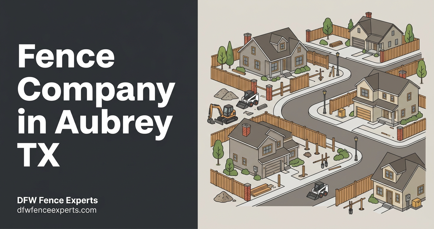 Aubrey fence installation and repair