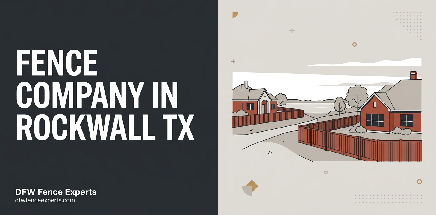 Rockwall fence installation and repair